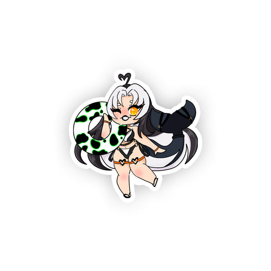 OrcaTsukii Beach Day Sticker