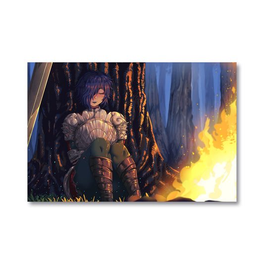 Paladin Shadows "A Good Knight's Rest" Poster