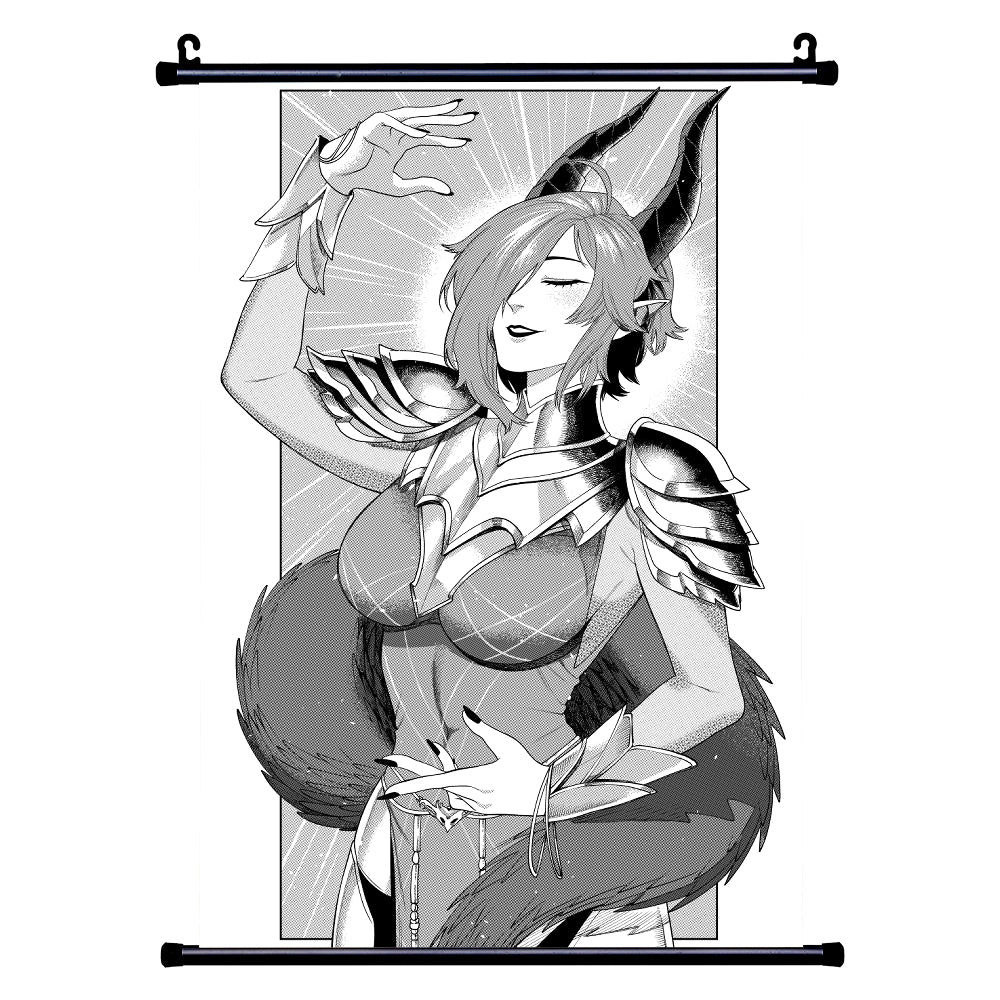 Paladin Shadows "Divine, Draconic" Wall Scroll