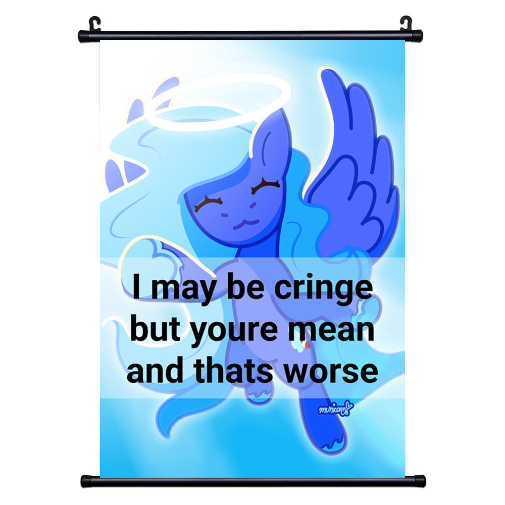 PassionateAboutPonies Cringe Wall Scroll