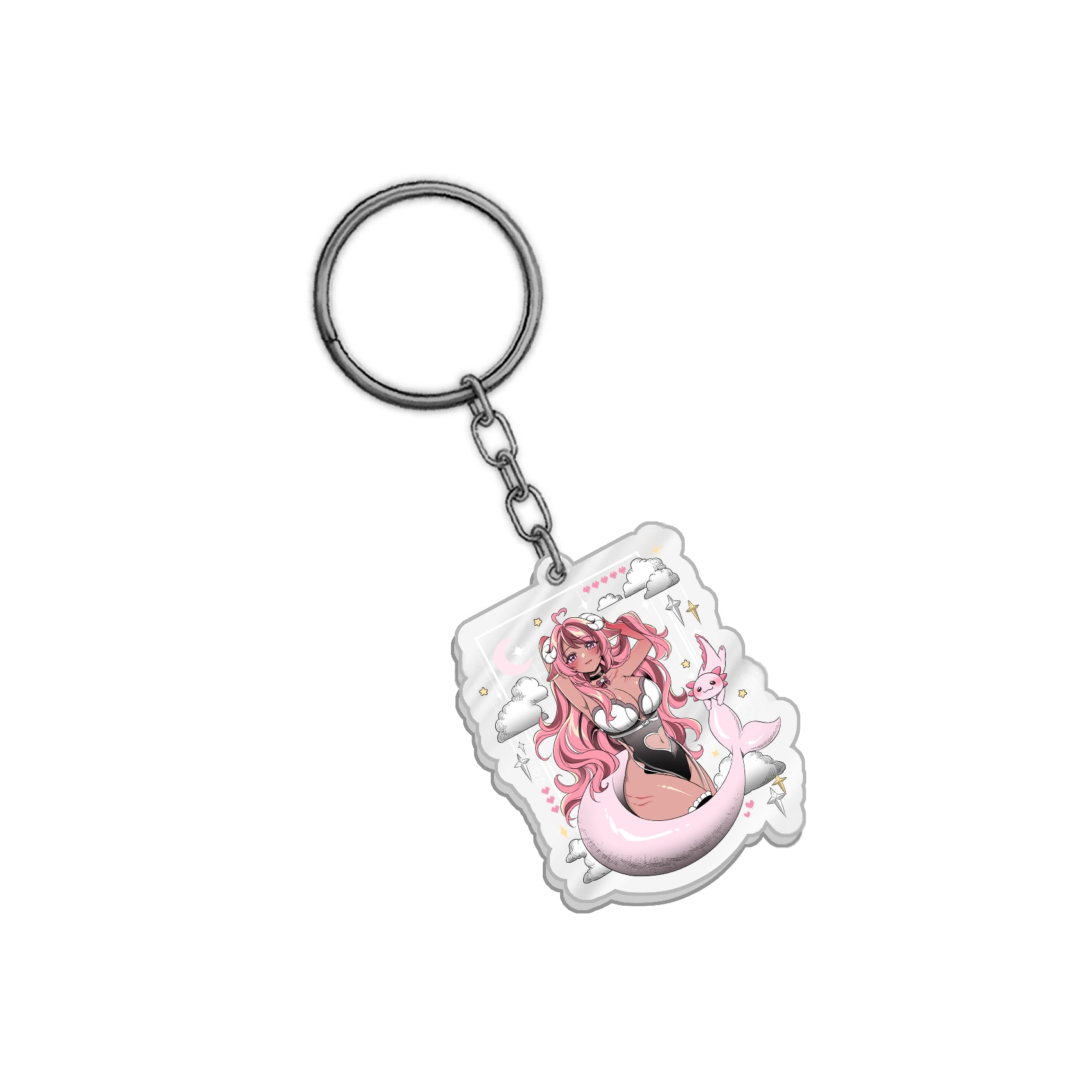 Peaches Keychain
