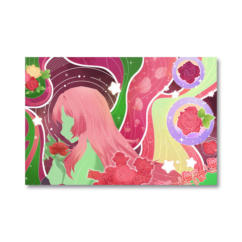 Pinkzombie8u "Stained Glass" Poster