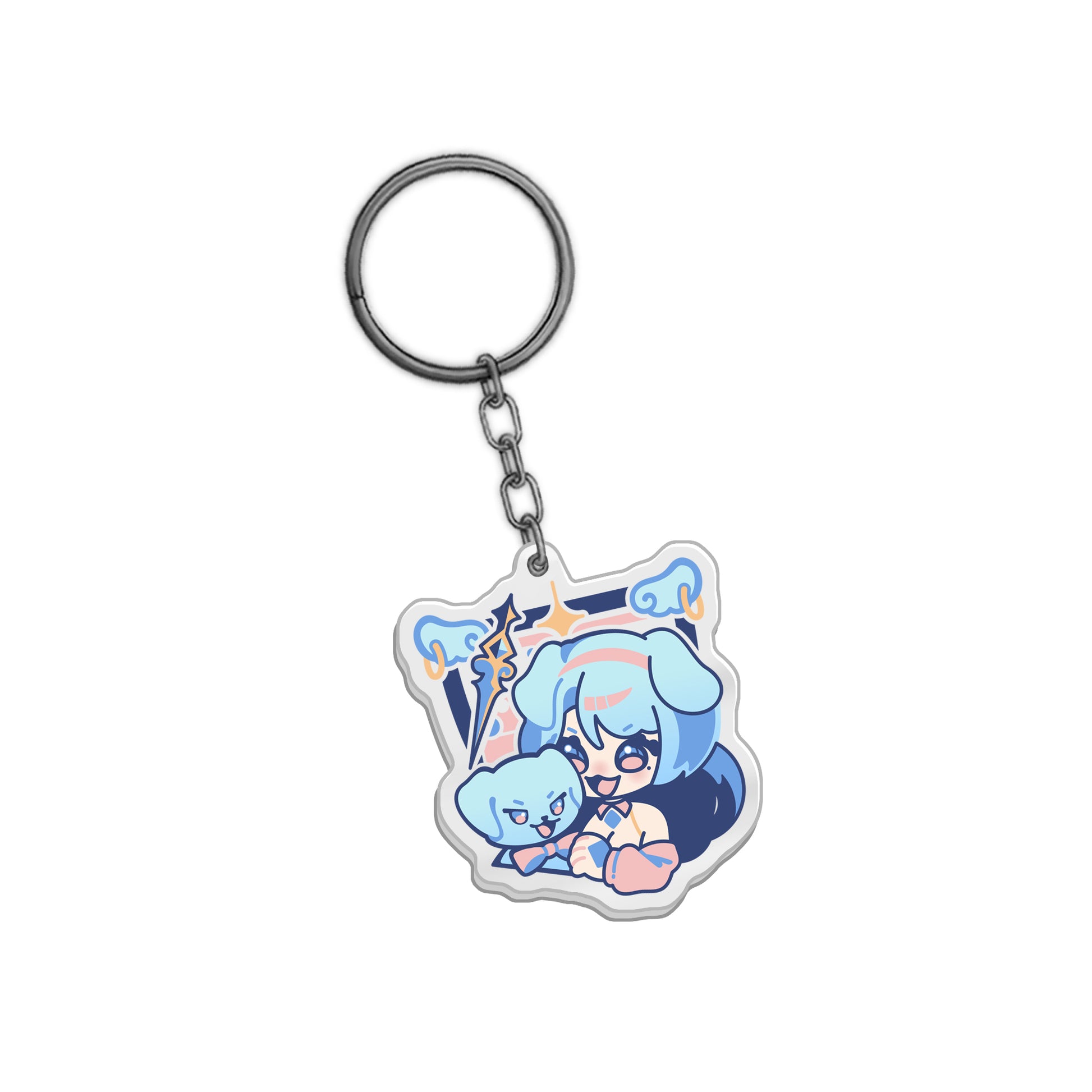 PixxiHound Guild Logo Keychain