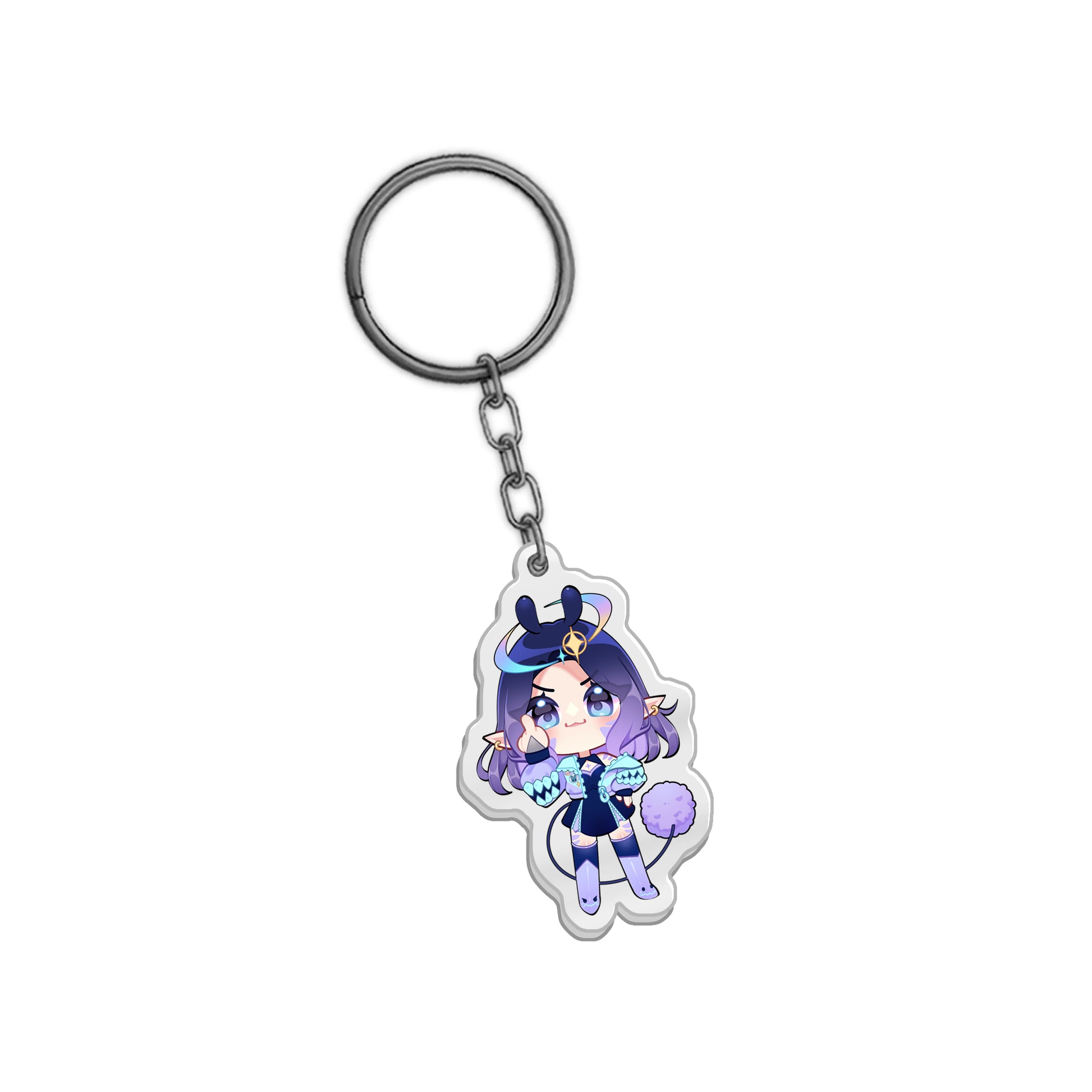 Poko Bun "Im Not Evil" Keychain - V2