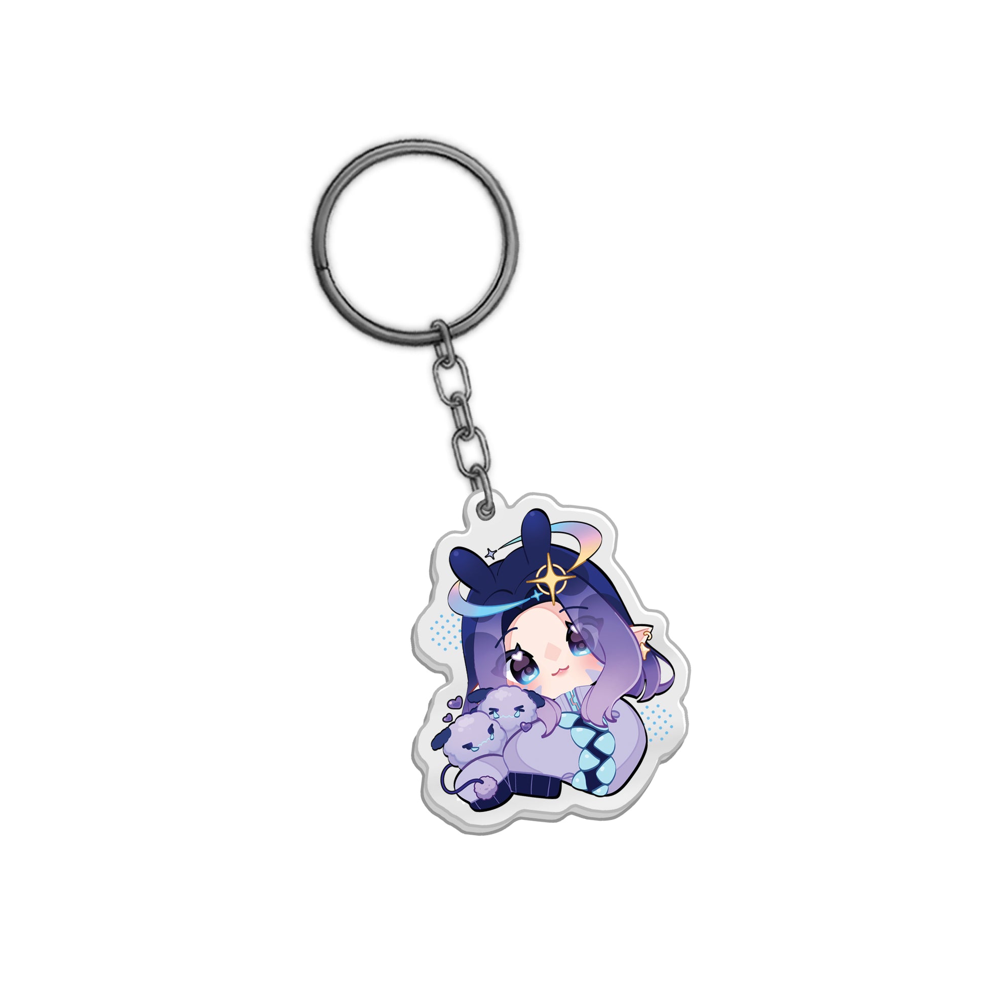 Poko Bun Cuddle Keychain