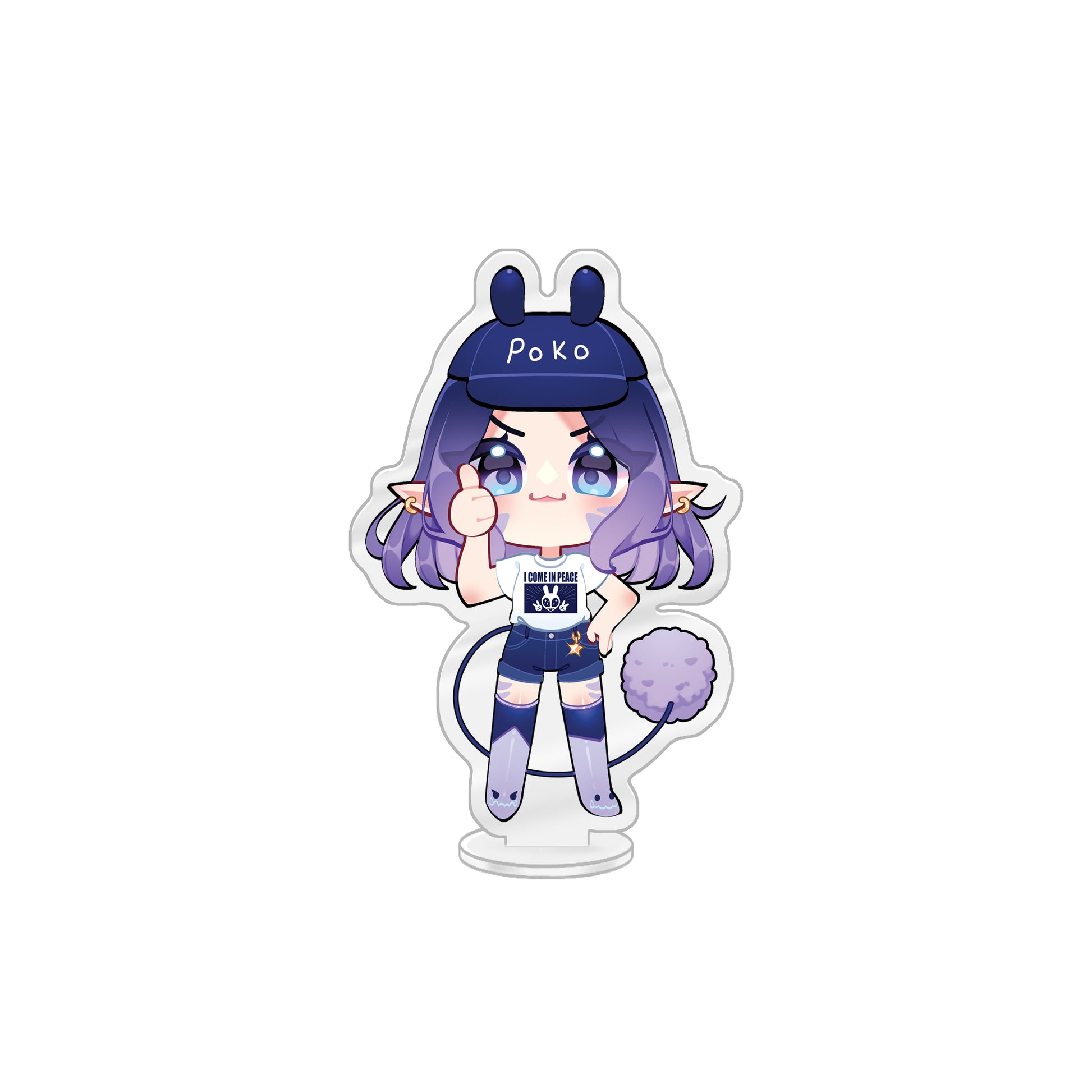 Poko Bun "I Come in Peace" Standee