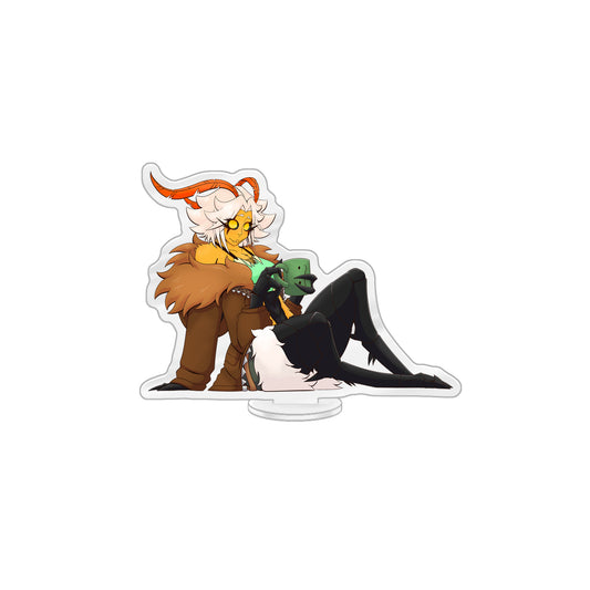 Polly Anthera "Relaxing" Acrylic Standee