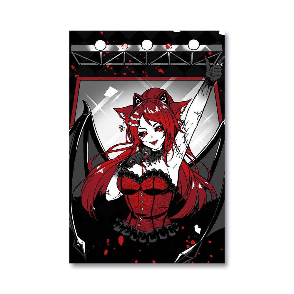 M'iyu Fhey "Vampire Catgirl DJ" Poster