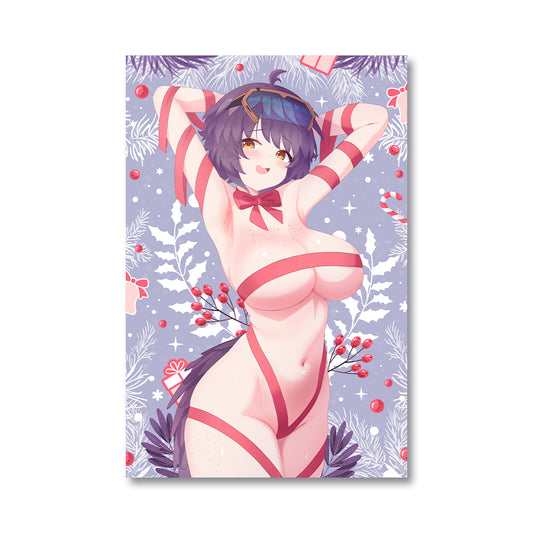 FrostedFricks Wrapped Up with a Bow Poster