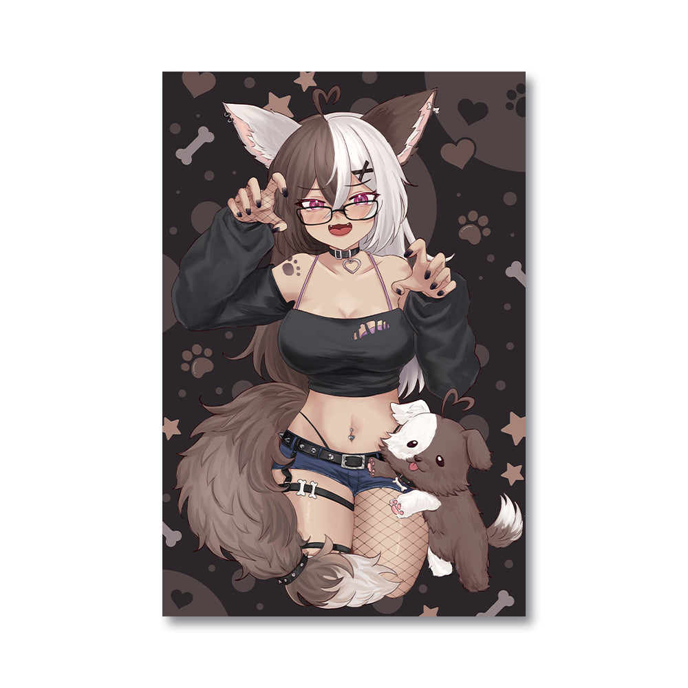 Misapup Playful Pup Poster