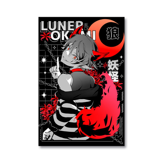 LunerOkami "Bloodmoon" Poster