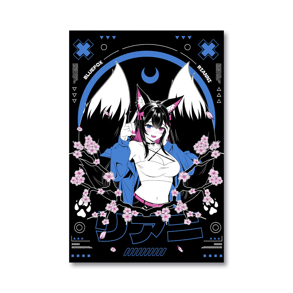 BlueFoxRianni  "The Blue Fox" Poster