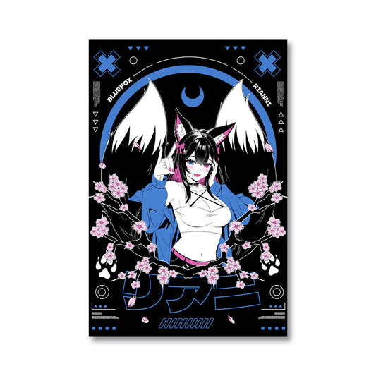 BlueFoxRianni  "The Blue Fox" Poster