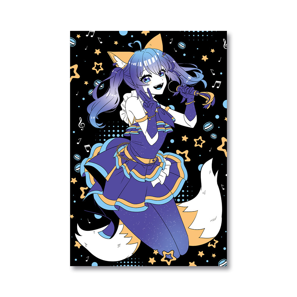 Cosmic Kitsune Poster