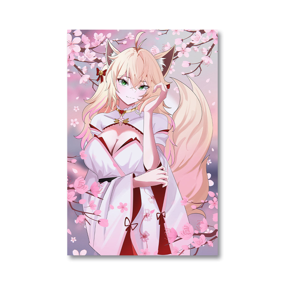 AlliKatMarie "Sakura Wolf" Poster