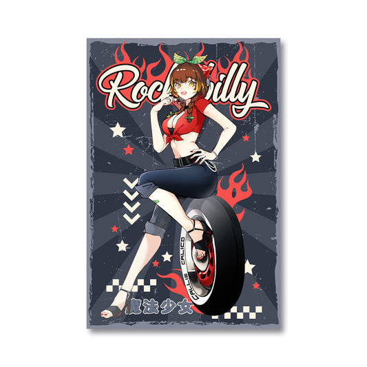 Callie Calico Pinup Poster