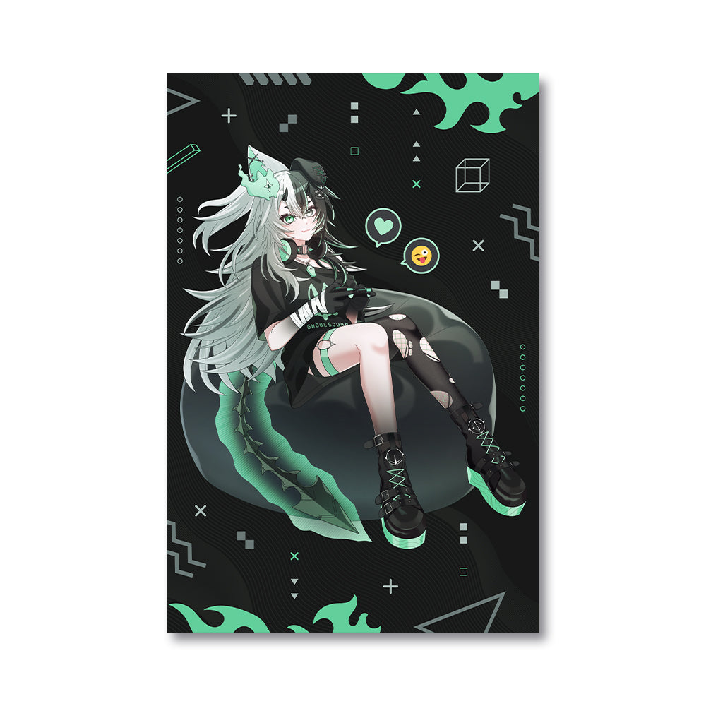 Imp Cozy Gamer Poster