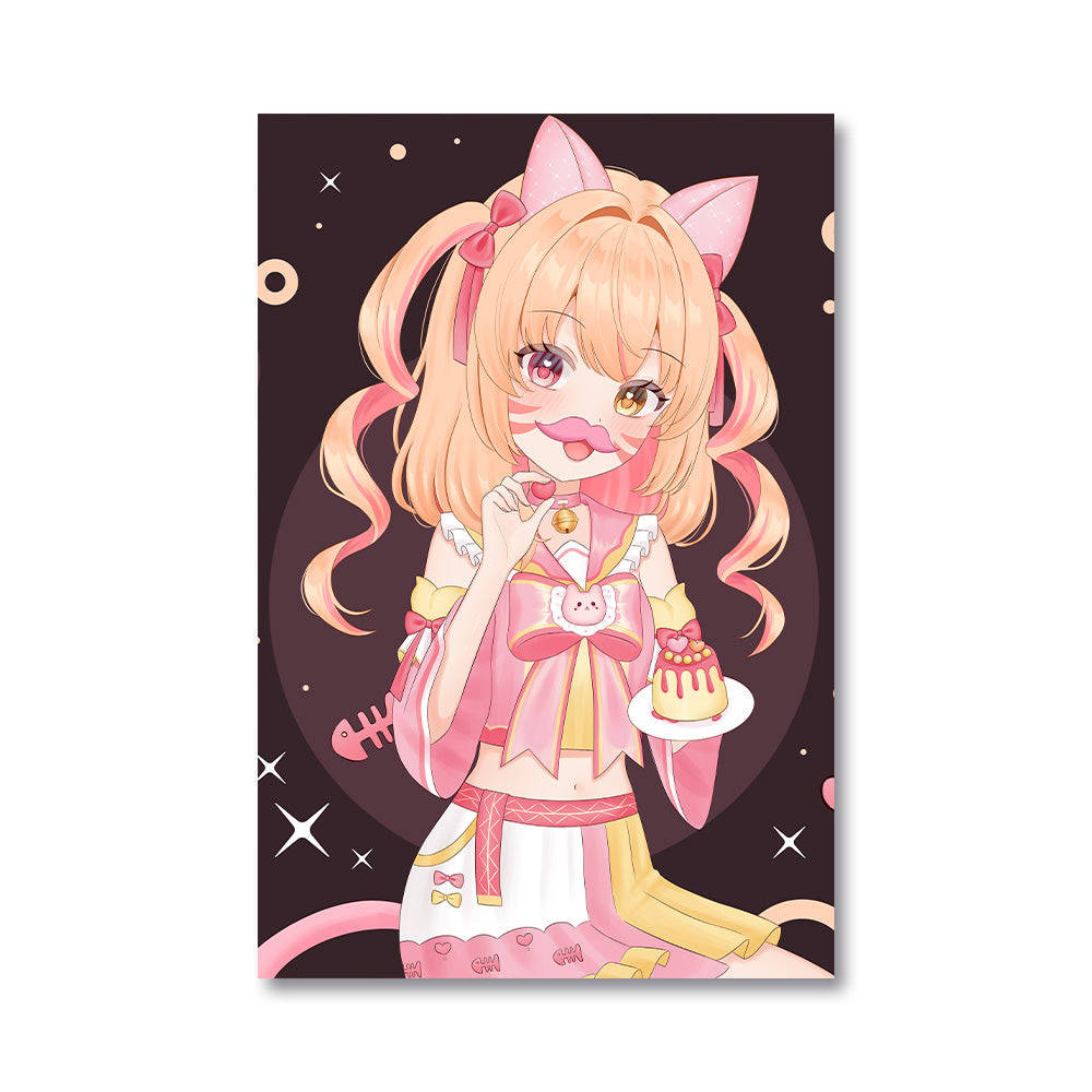 smallscafe "Mustache" Poster