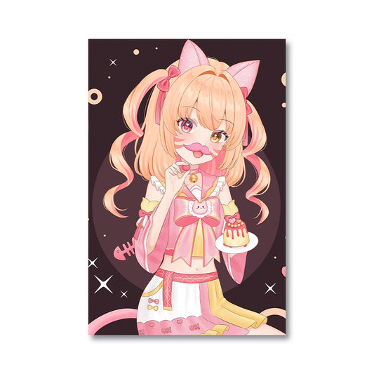 smallscafe "Mustache" Poster