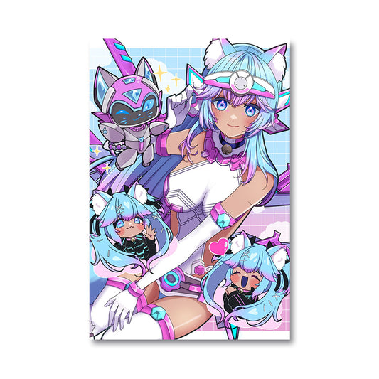 Mecha Mara "Yout Catgirl" Poster