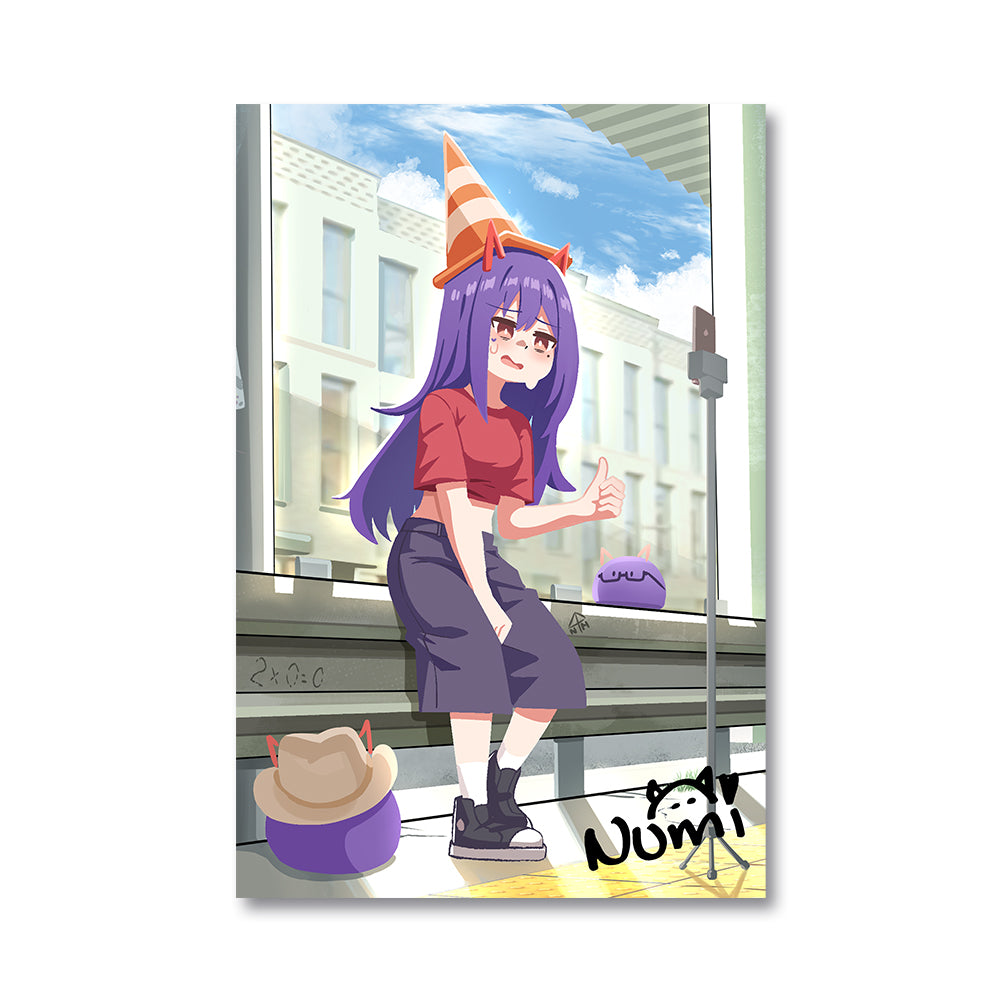 Numi "Kinda, Not Really" Signed Poster