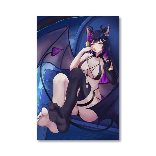 Vixi On the Throne Poster