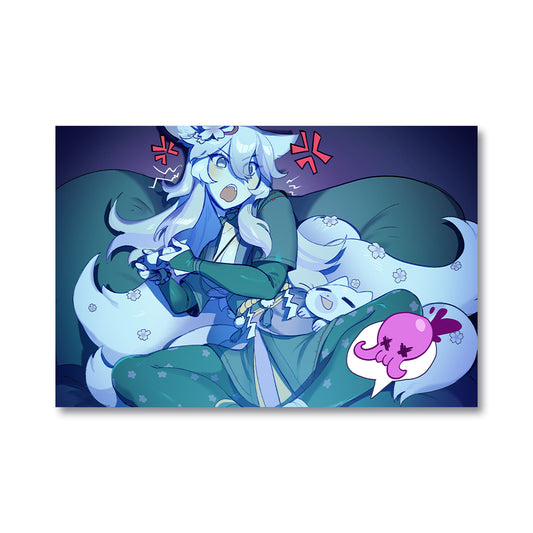 Vulpixie Late Night Grind Poster