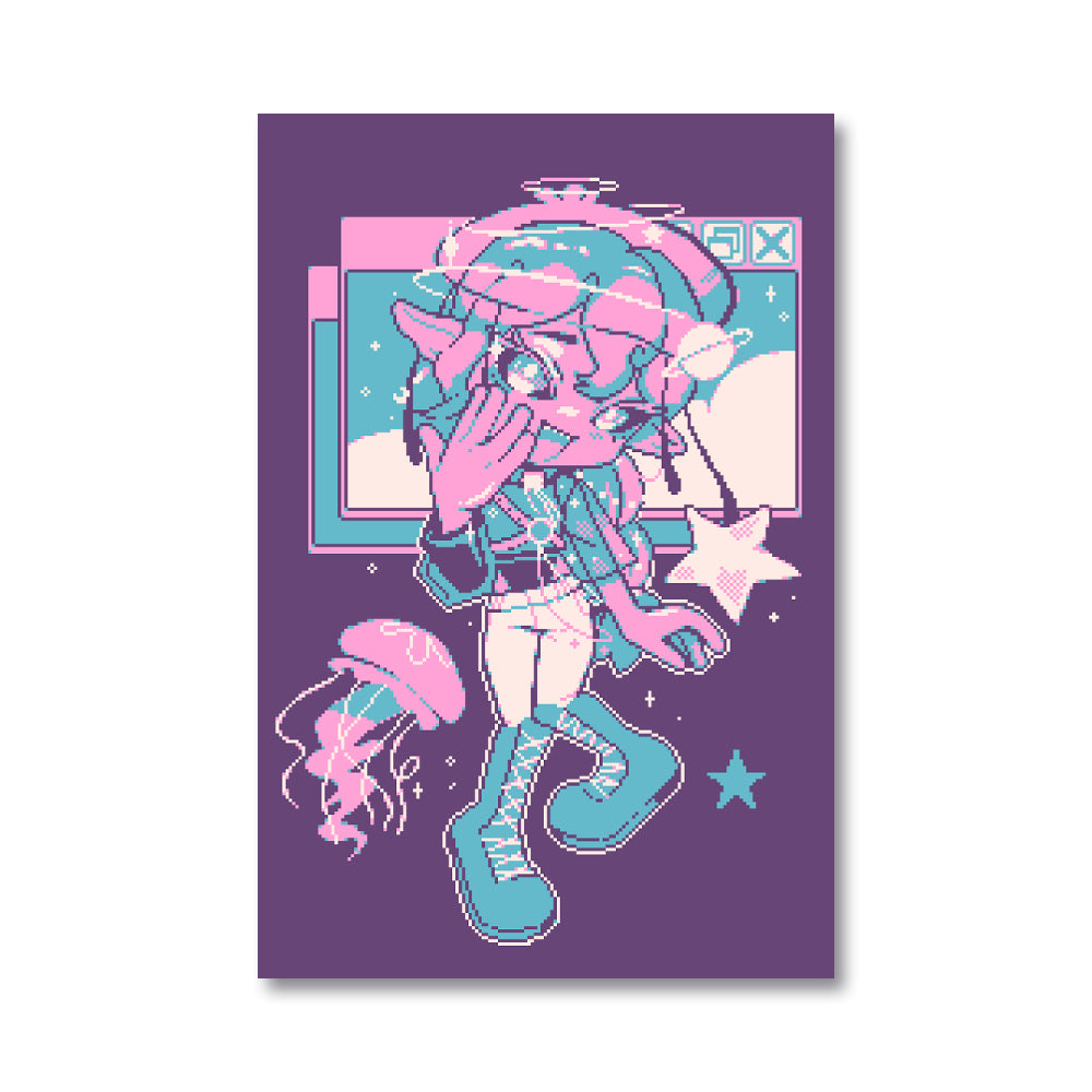 Princess Jelly "Y2K Chibi" Poster