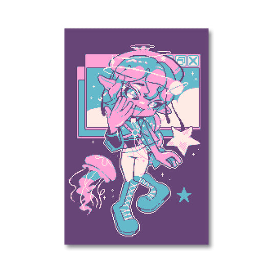 Princess Jelly "Y2K Chibi" Poster
