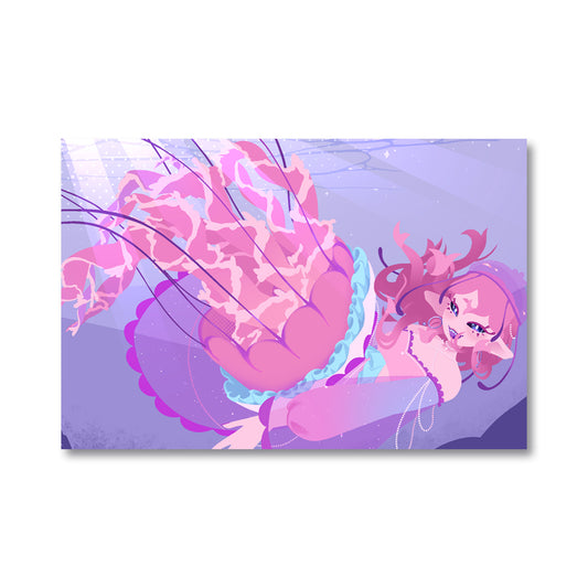 Princess Jelly "Swimming Free" Poster