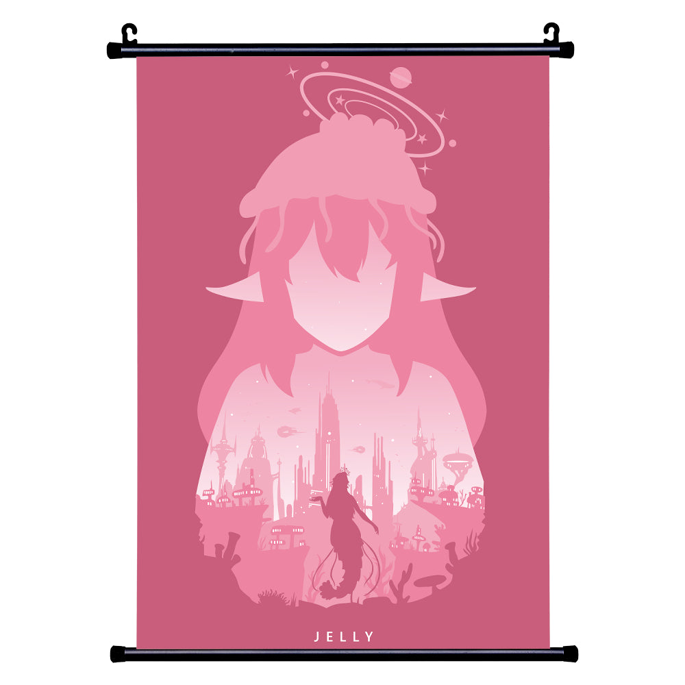 Princess Jelly "Silhouette" Wall Scroll