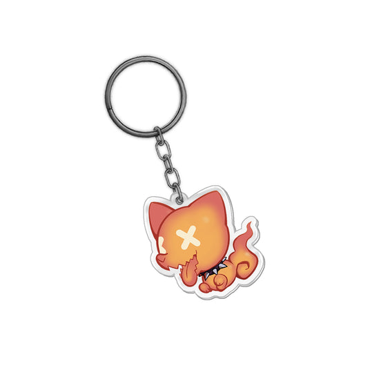 Sinder Pyro Pup Acrylic Keychain