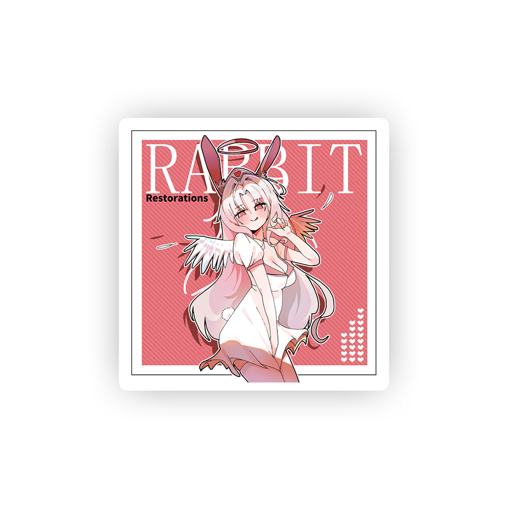 Rabbit_Restorations Square Sticker