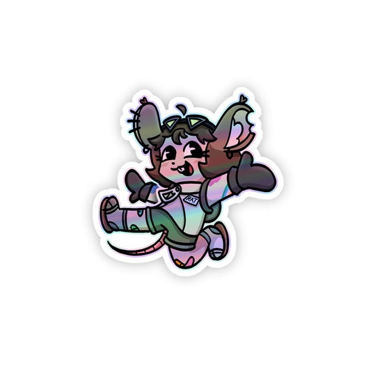 Ratasha Science Holographic Sticker