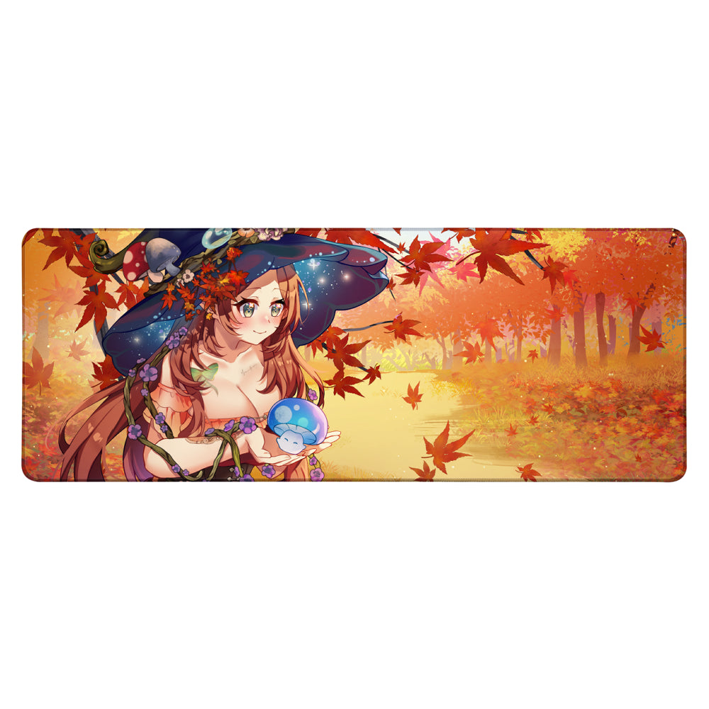 RedAutumnOwl "Mushroom Witch" XL Mousepad