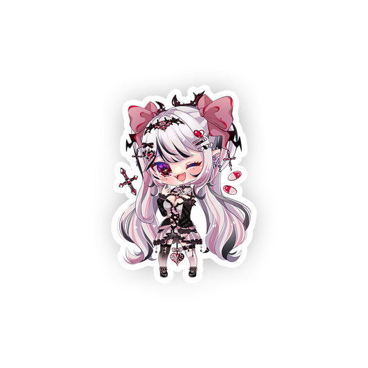 Rheasie Chibi Winks Sticker