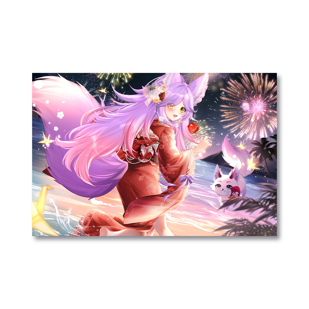 RinReeArts 'Blossoming Beginnings: Firework' Poster