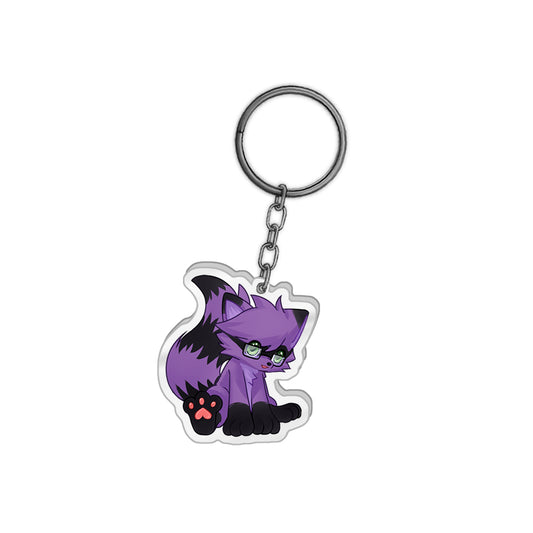 RuffyRaccoon Chibi Seated Keychain