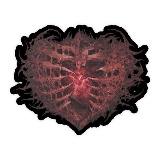 GORE-GIRL Decaying Heart Rug