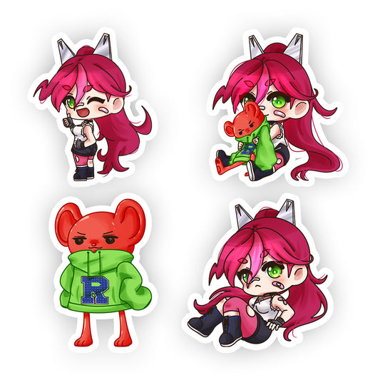 RummytheBoss Chibi Sticker Pack