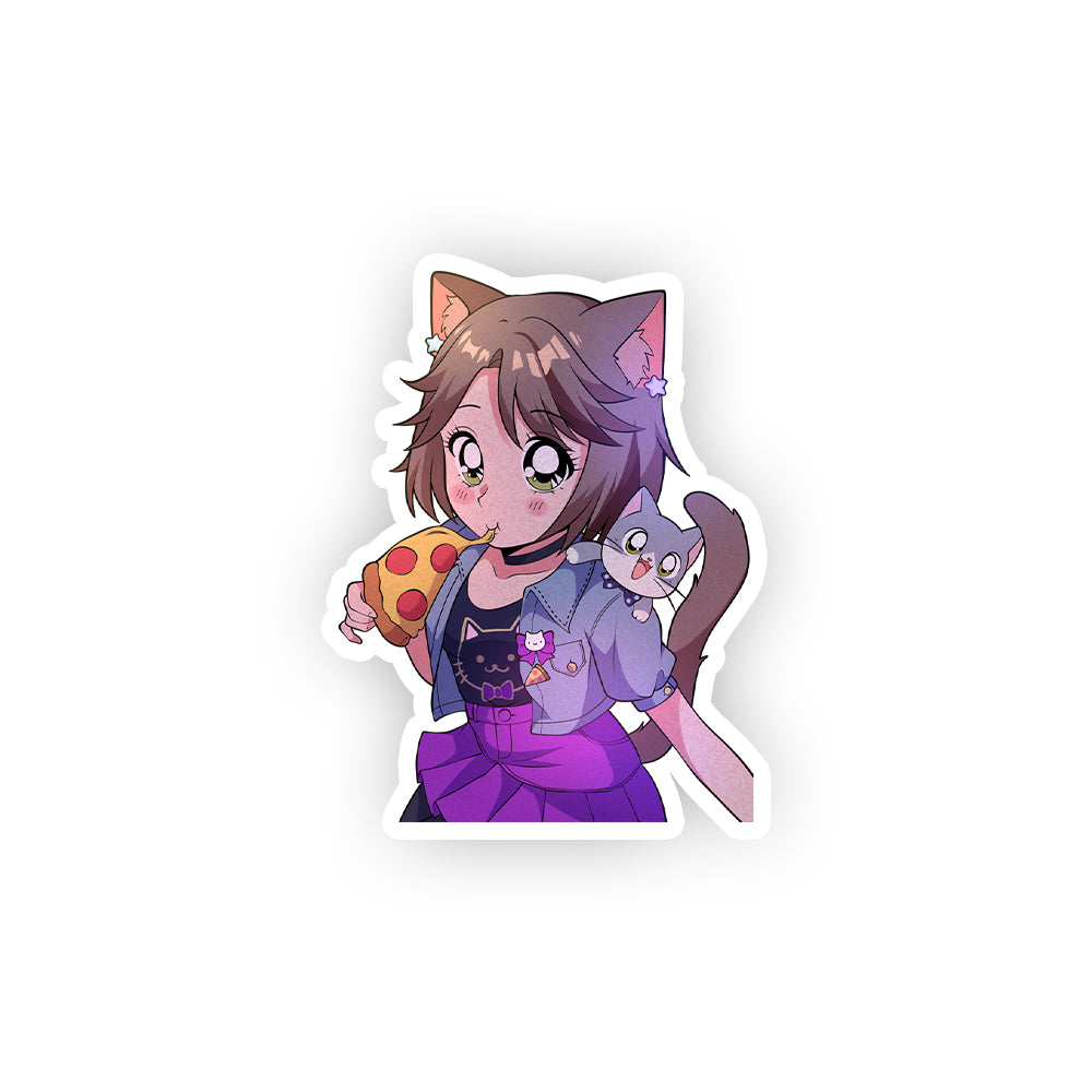 Saber Raimu 'Pizza Night' Sticker