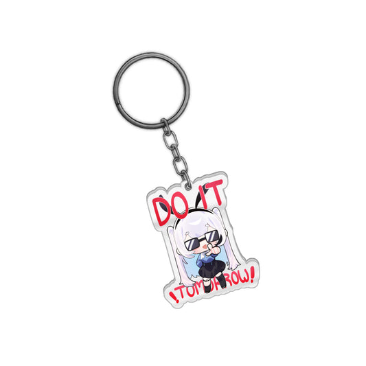 Sally Sinclair Do It Tomorrow Keychain