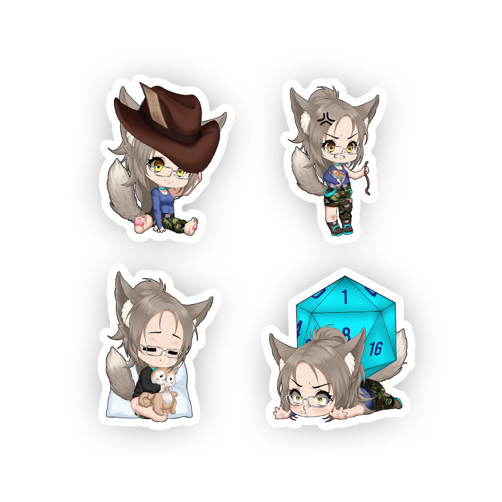 Sandy Lightning ‘Chibi Ways’ Sticker Pack – UwU Market