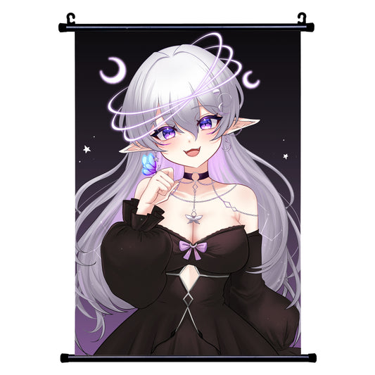 Shiori Aika "Crescent" Wall Scroll