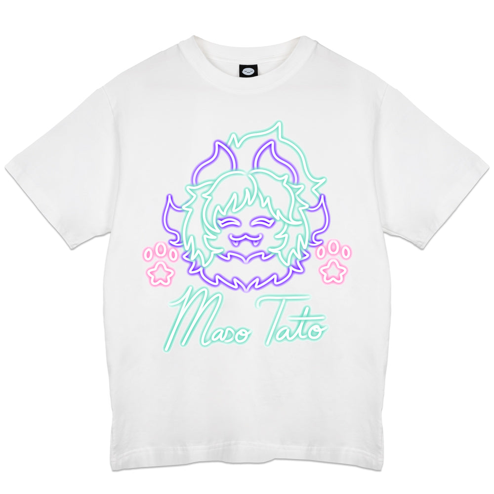 MasoTato Neon Light T-Shirt (White)