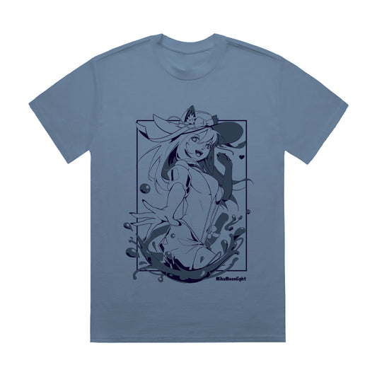 MikaMoonlight Tropical T-Shirt(Blue)
