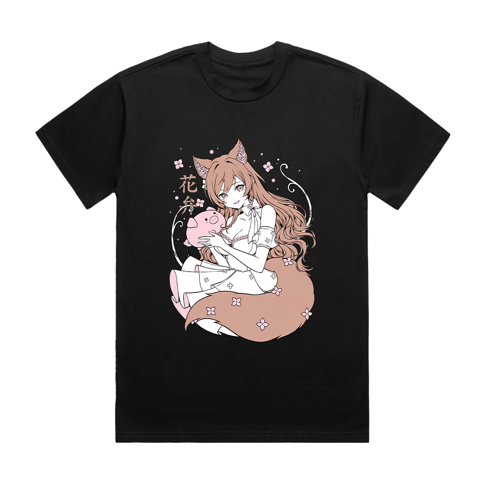 Lilpoogi Sakura Pig T-Shirt