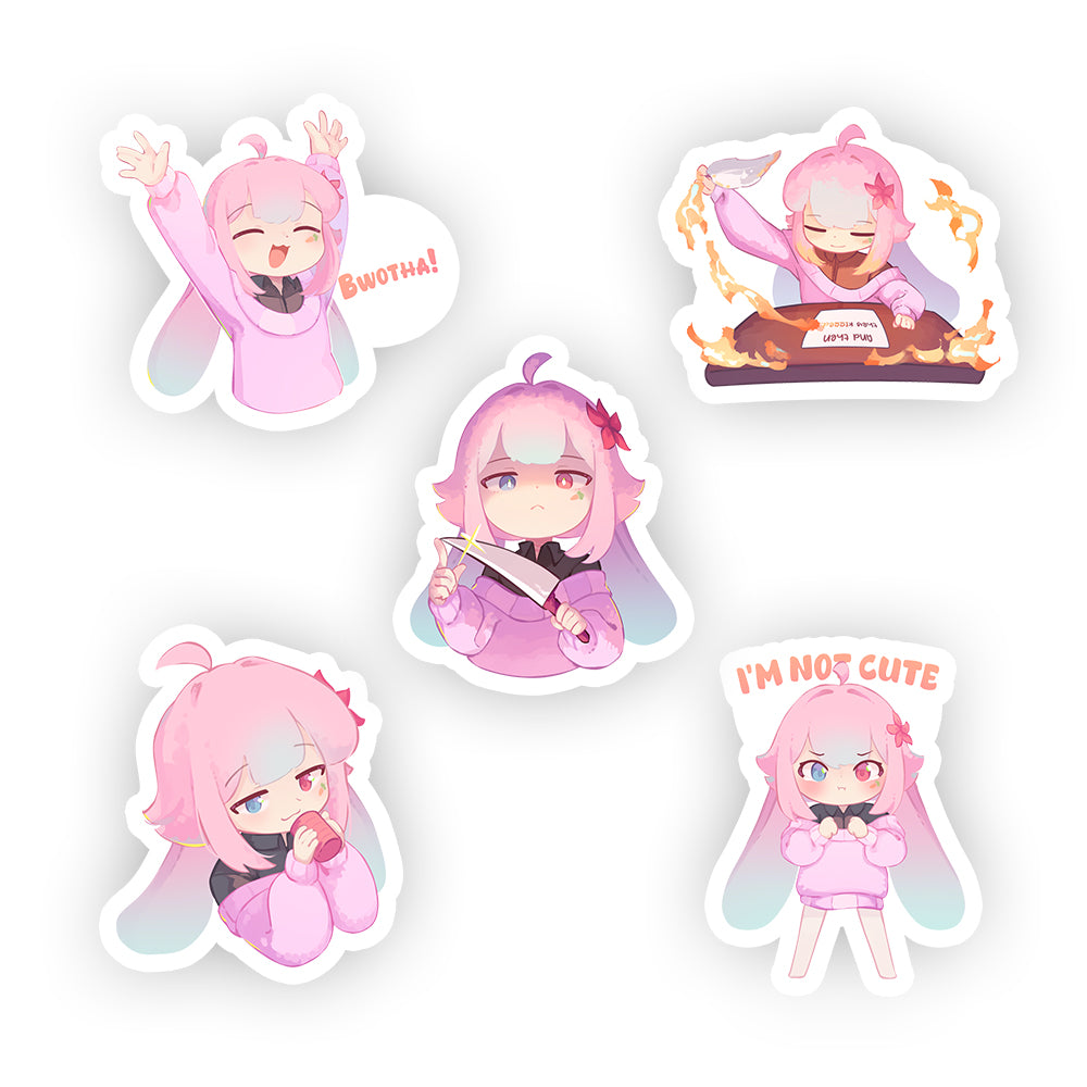 Shirybun 'Here Forever~' Sticker Pack – UwU Market