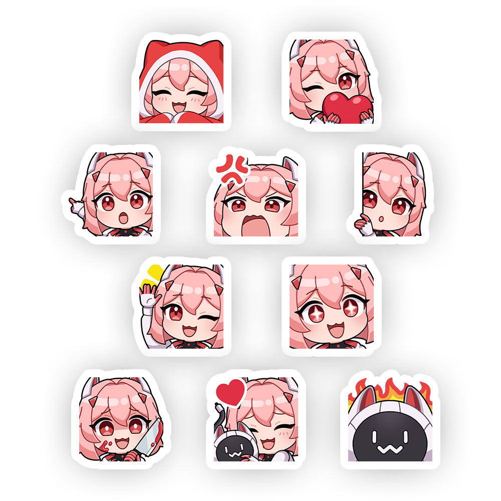Shivrer "Emote"  Sticker Pack