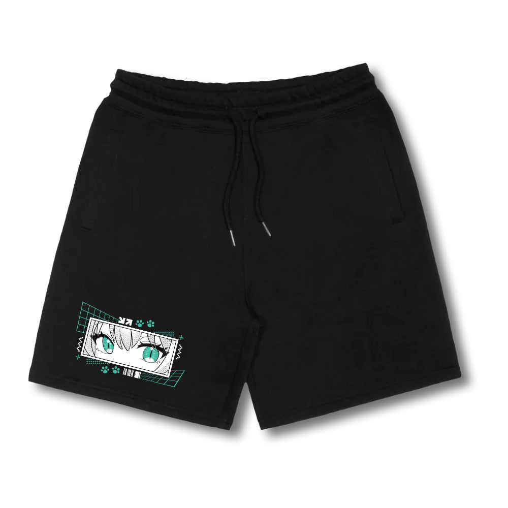 lovelymontana "Retro Catgirl" Shorts